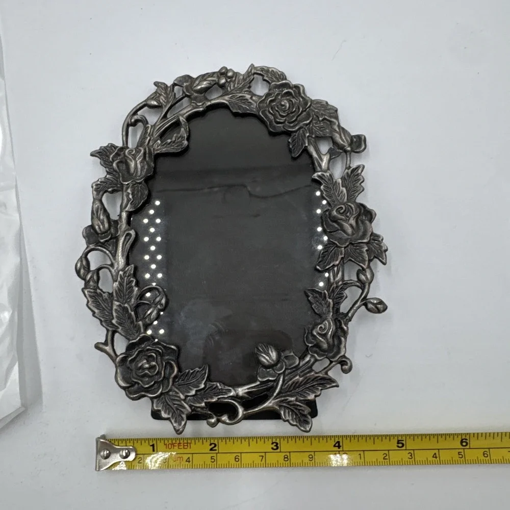 Vintage Picture Frame Lot 9 Burnes Boston Enesco Solid Brass Ornate Mini Frames